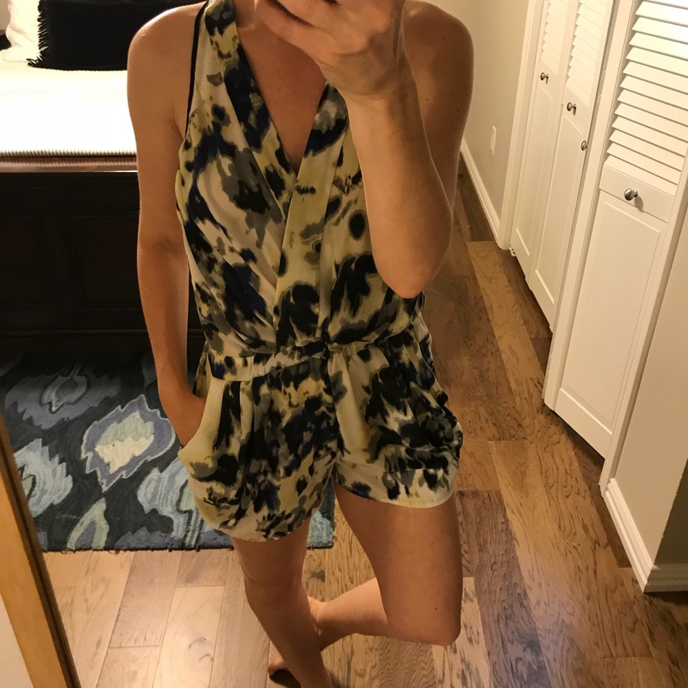 Silence + Noise Multi Color Romper - image 1